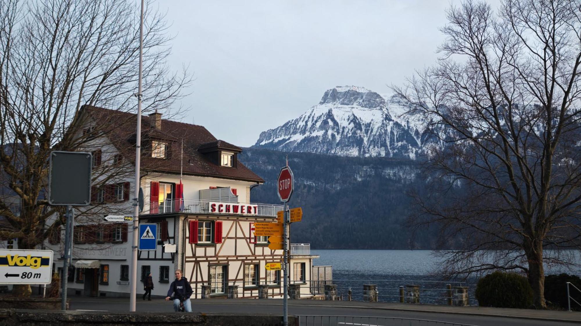 Seehotel Schwert Gersau Eksteriør bilde