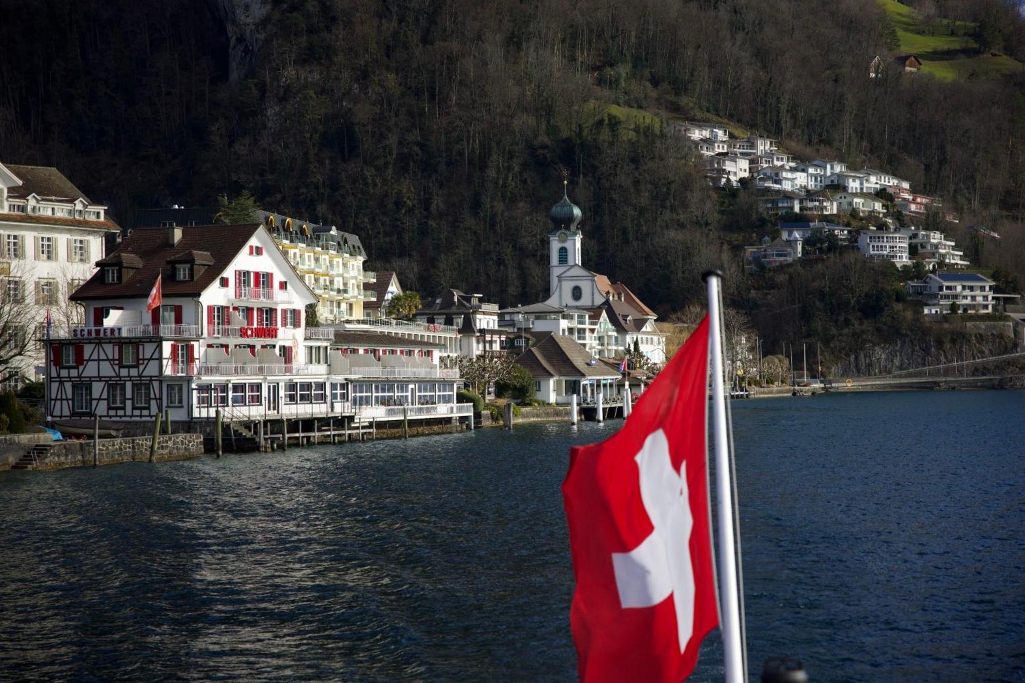 Seehotel Schwert Gersau Eksteriør bilde