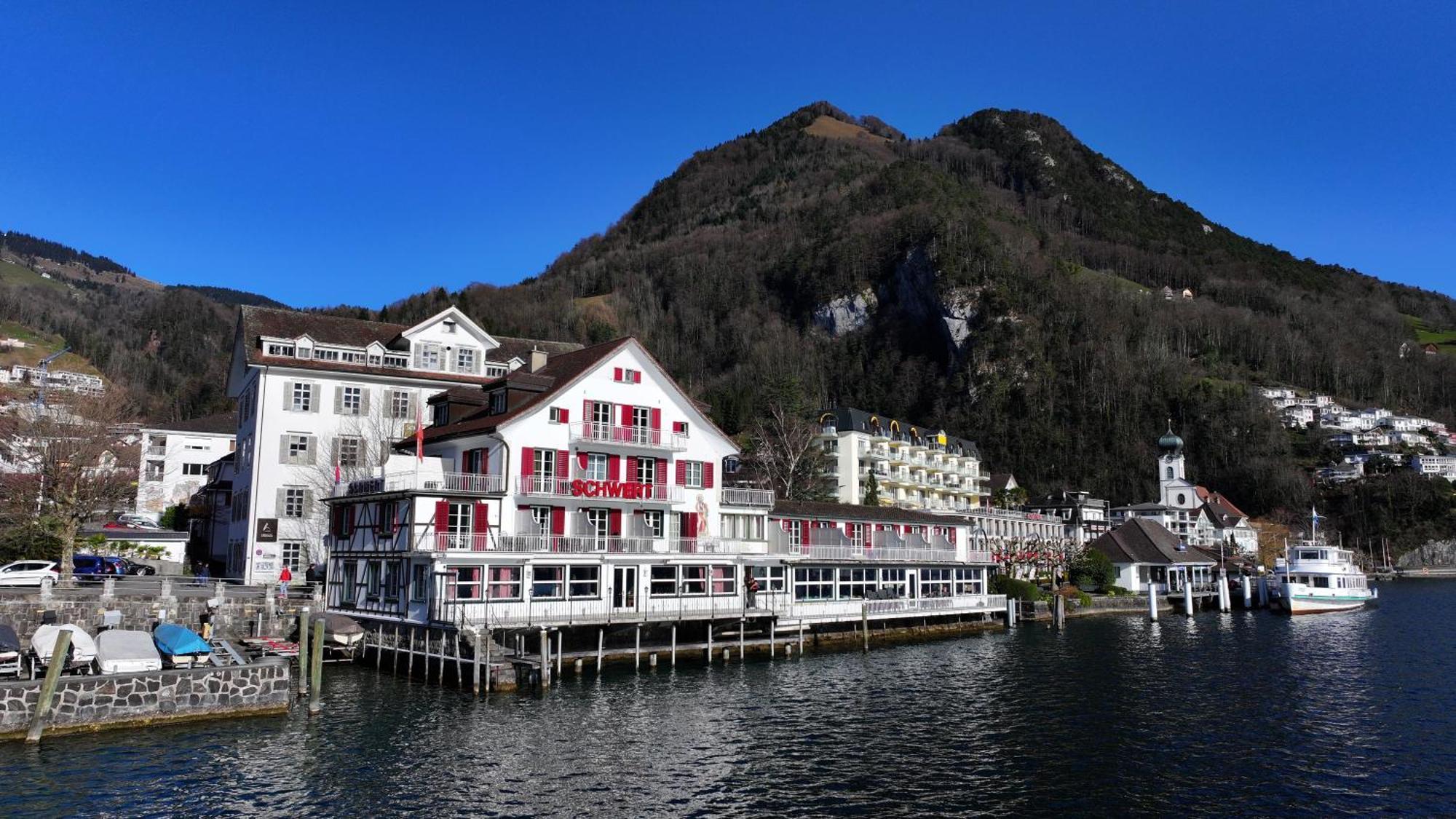 Seehotel Schwert Gersau Eksteriør bilde